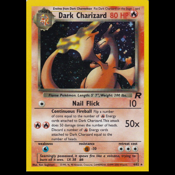 Dark Charizard Unlimited Holo