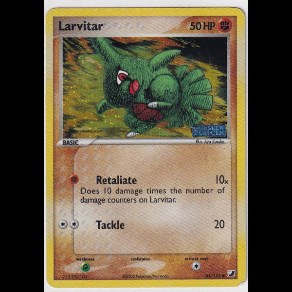 Larvitar Reverse Holo